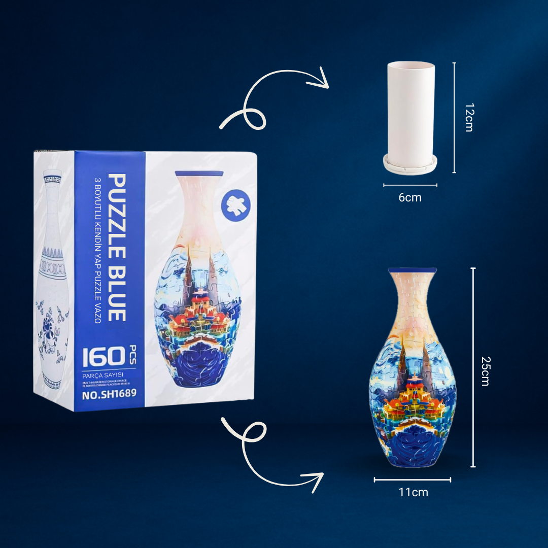 3D Puzzle Vazo - Arayış